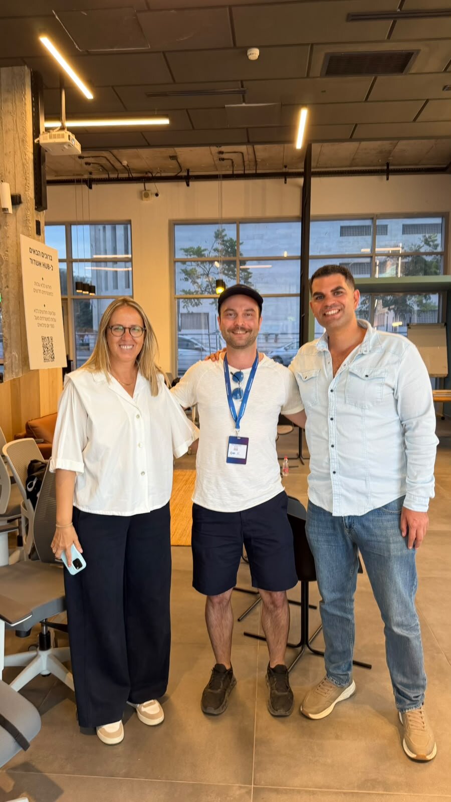 מארחי המשלחת ב-Hub Ashdod